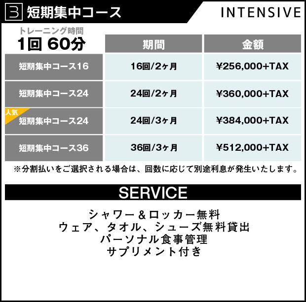 短期集中コース